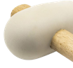 white rubber mallet