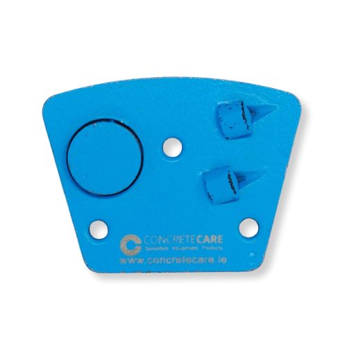 Diamond Tool Trapezoid PCD 2x1-4+1round Segment (Left (Anti Clockwise)) PCD TOOL 2X1/4 3 BOLT YTAPAZOID A CLOCKWISE