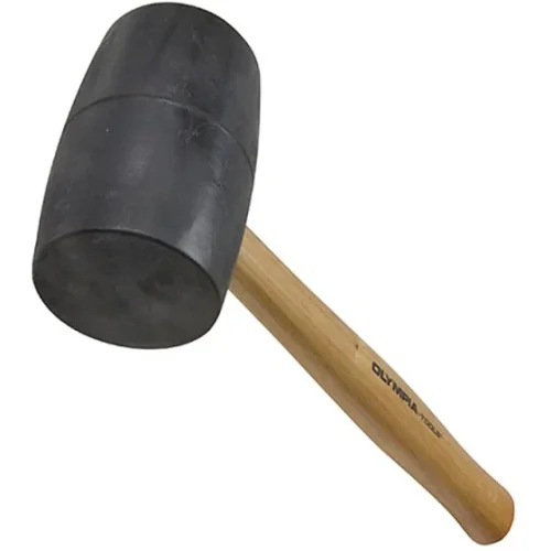 Olympia Tool Black Rubber Mallet 680g