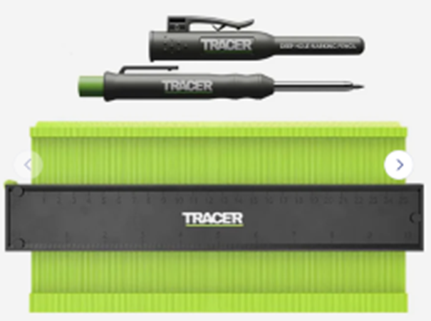 Tracer ProContour Gauge Marking Kit With Deep Hole Pencil 250mm