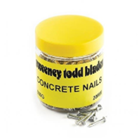 CONCRETE NAILS 20MM SILVER 1KG TUB