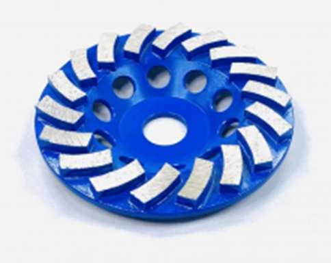 125MM TURBO CUP DISC 18 SEG 30G BLUE