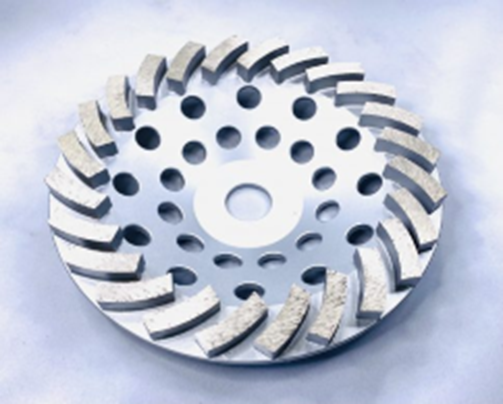 180MM TURBO CUP DISC 24 SEG 10MM SB SILVER