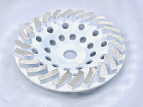 180MM TURBO CUP DISC 10MM 80G WHITE