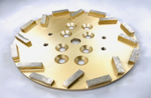 250MM DIAMOND GRINDING PLATE 10G GOLD