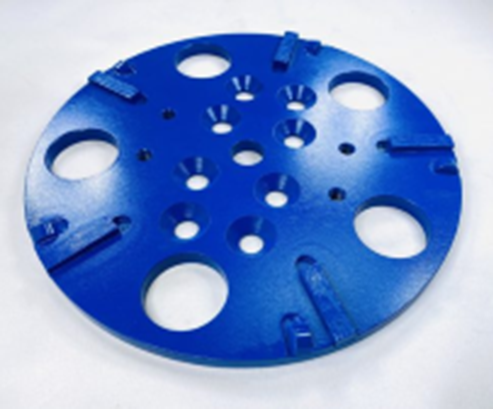 250MM PCD GRINDING PLATE A CLOCKWISE BLUE