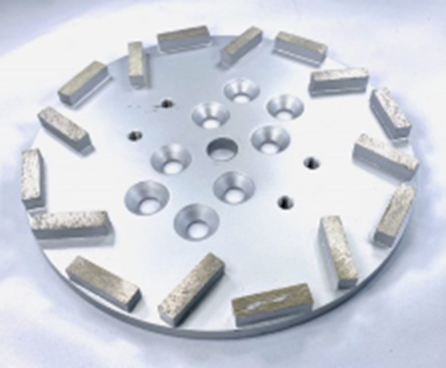 250MM DIAMOND GRINDING PLATE 30G SB SILVER