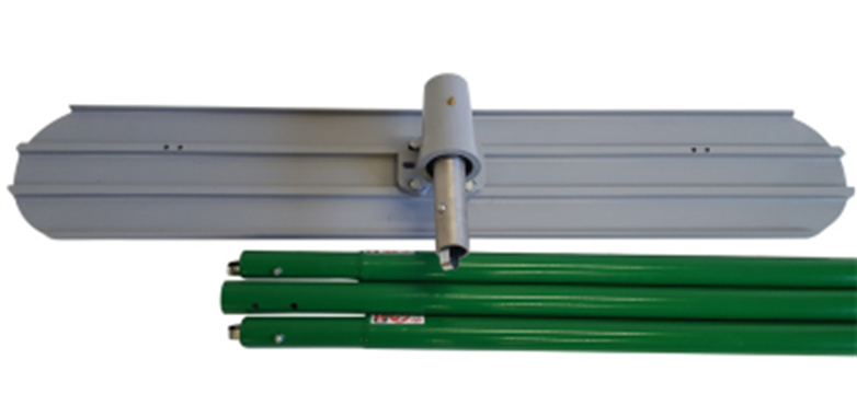 1200MM (4FT) MAGNESIUM BULLFLOAT C/W KNUCKLEHEAD & 3 HANDLES
