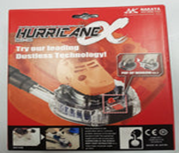 9 INCH HURRICANE DUST COWL CLEAR